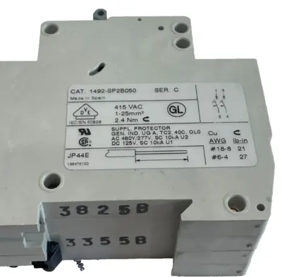 A / B 1492-SP2B050 MINIATURE CIRCUIT BREAKER SER. C 1492SP2B050 NEW, SURPLUS