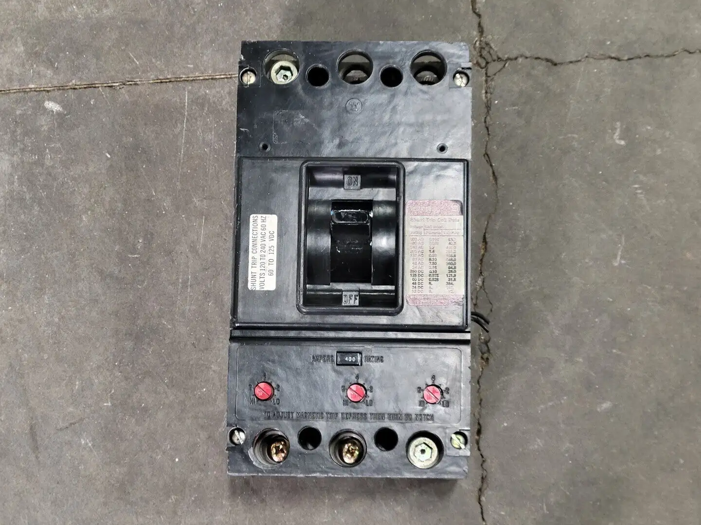 USED WESTINGHOUSE LB3400F