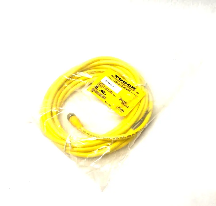 Used TURCK EUROFAST SINGLE ENDED CORDSET 5-PIN M12 Cable & Wire | Maverick Industrial Sales #1111238