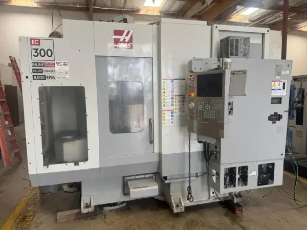 HAAS EC300 CNC Horizontal Machining Center 2-Pallet Year 2008 CAT40 EC-300 Local Pickup