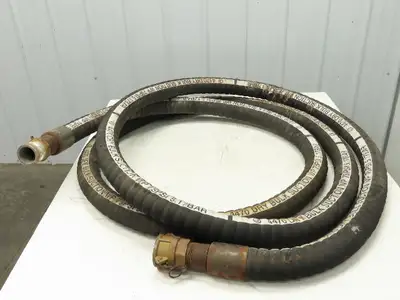 Jason 4470 Dry Bulk Material Suction Hose 2" ID x 25' 6" Gum Rubber 75 PSI