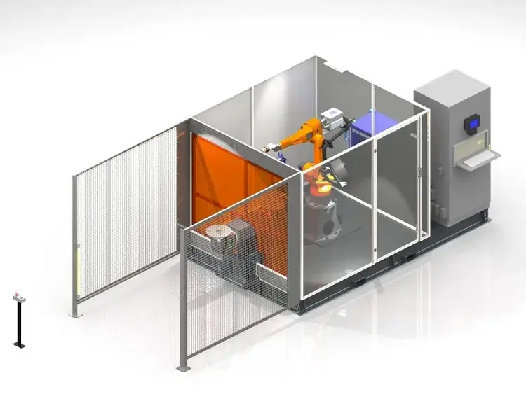 New | Build-to-Order KEY PLANT AUTOMATION Compact Cell 6.1 Robotic Welding Cells | Harris Machine Tools, Inc. #406891