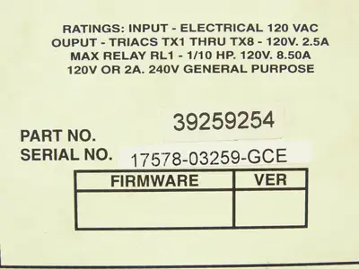 Ingersoll Rand 39259254 SG Intellisys Display Air Compressor Controller See Note