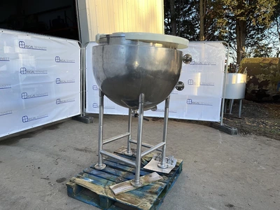 200L S/S Hemispherical Jacketed Cooking / Mixing Pan