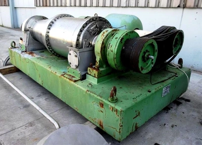 Flottweg Z5L decanter centrifuge, 316SS.