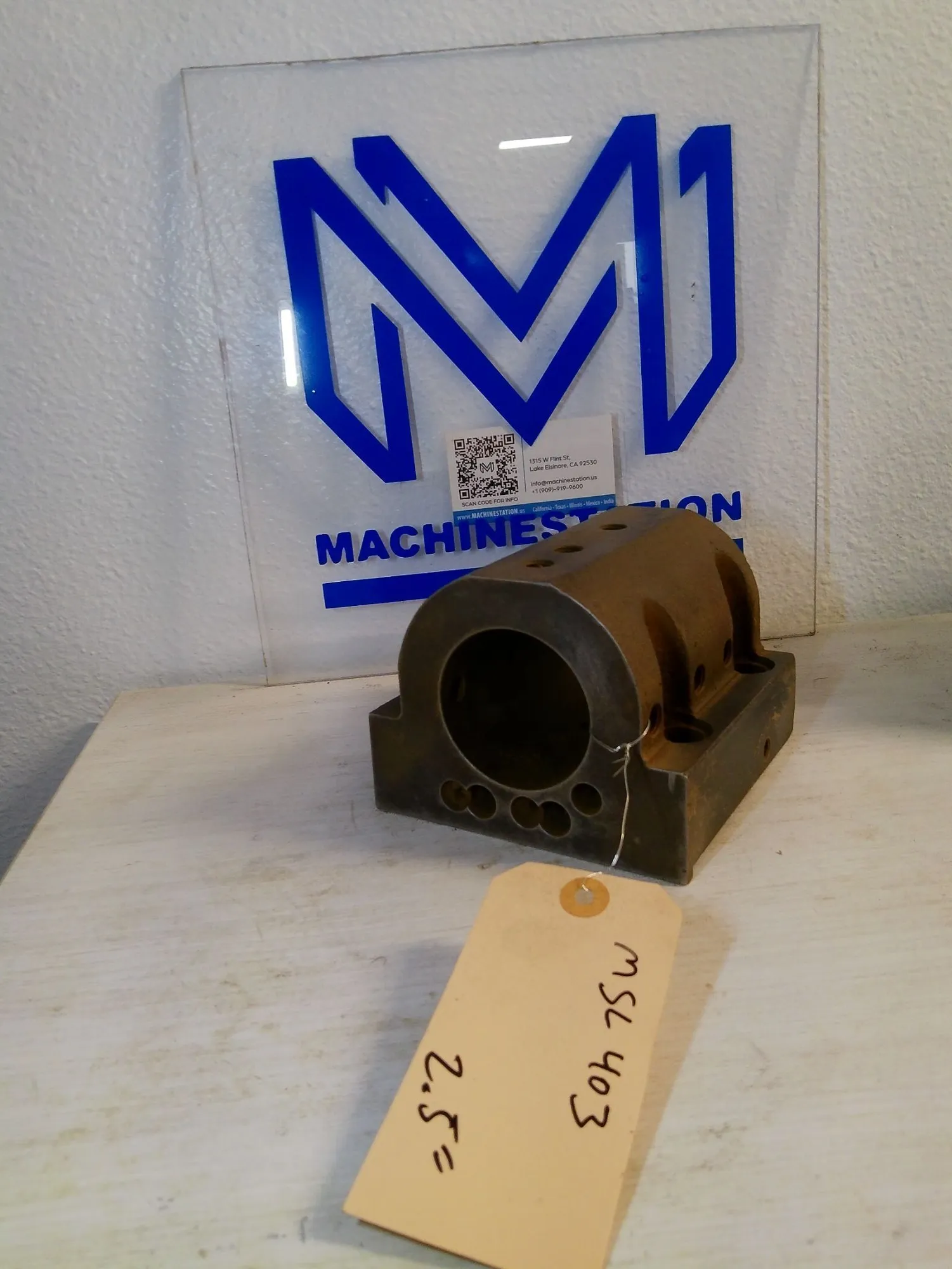 MSL403 Boring Bar Holder 2.5" for DMG Mori Seiki Lathe SL-65 SL-400