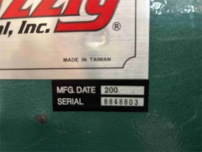 Used 2002 GRIZZLY 5954 Dust Collectors Colorado US | MachineryMax #1518812