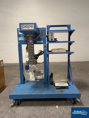 USED Pope Scientific 1.16 Sq Ft Pope Wiped Film Evaporator Still, S/S and Glass