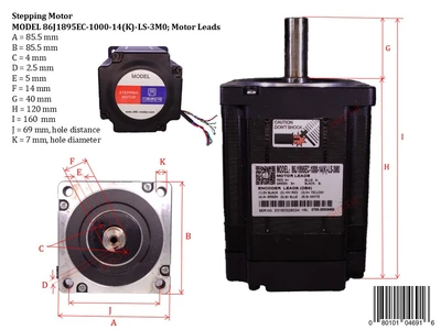 USED PRO-FILL INC STEPPING MOTOR
