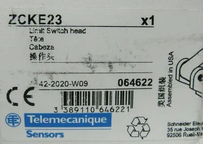NEW TELEMECANIQUE ZCKE23 LIMIT SWITCH HEAD