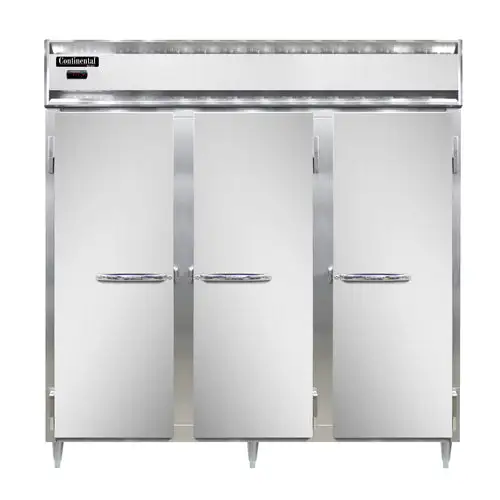 Continental DL3W Full Height Insulated Mobile Heated Cabinet W/ (57) Pan Capacity, 208-230v/1ph