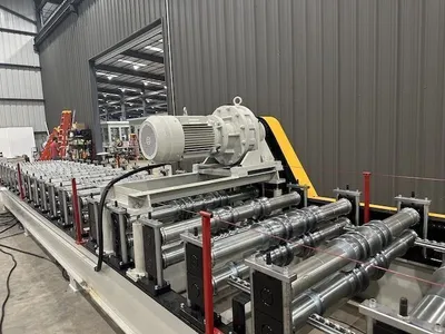 1-Inch Steel Deck Roll Forming Machine in Florida, USA
