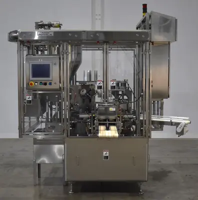USED 2018 Modern Packaging Inc DR Rotary Filling and Sealer