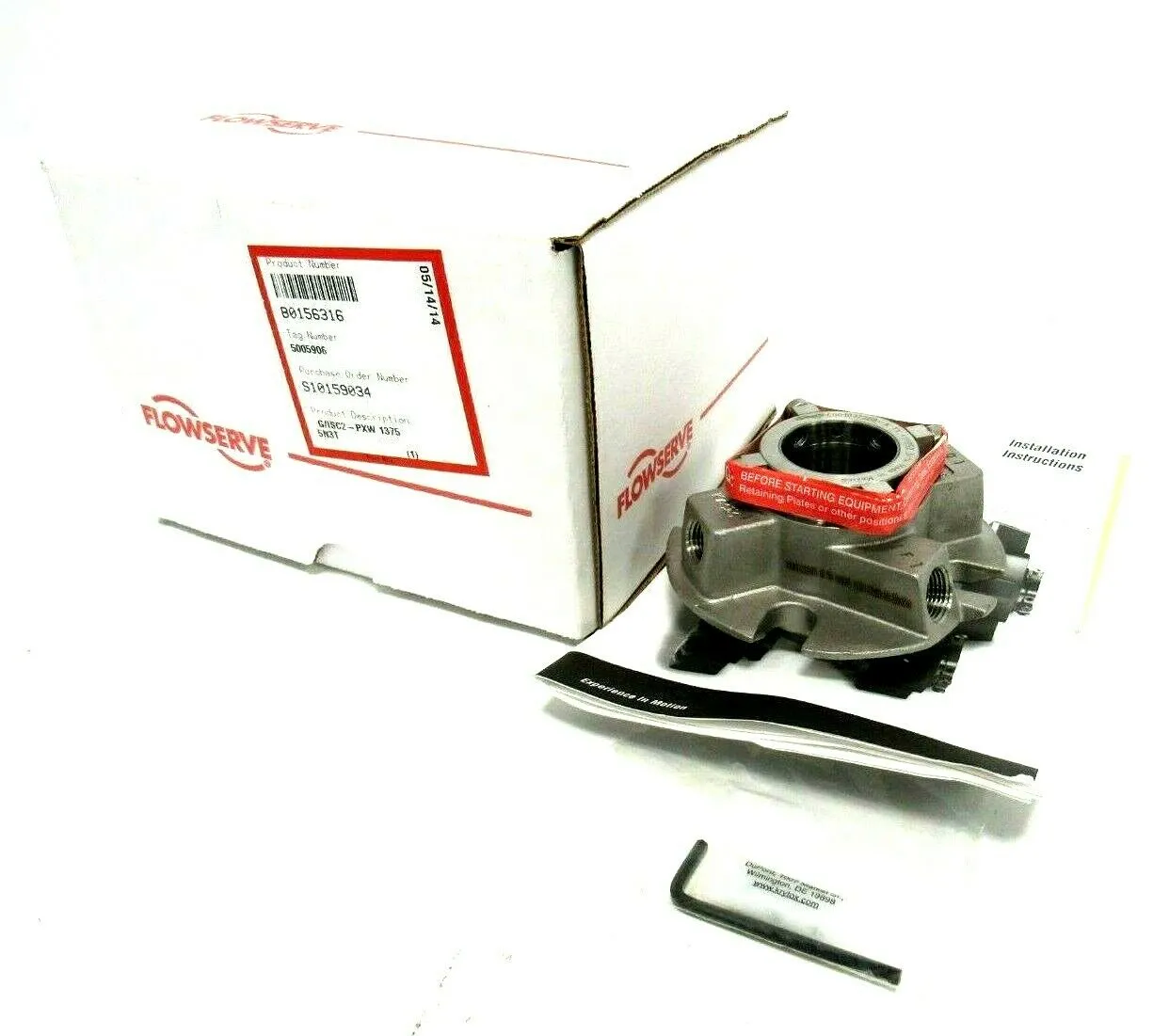 NEW FLOWSERVE B0156316 MECHANICAL SEAL G/ISC2-PXW 1375 5N3T