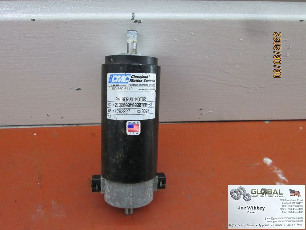 CMC PM Servo Motor 2130000M0000TAA-B0 Double Ended Motor