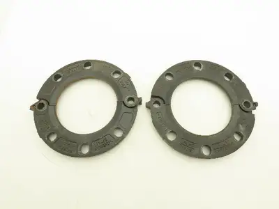 Victaulic 6"-741 Grooved Pipe Split Flange Adapter Ductile Iron 8-Bolt  Lot of 2
