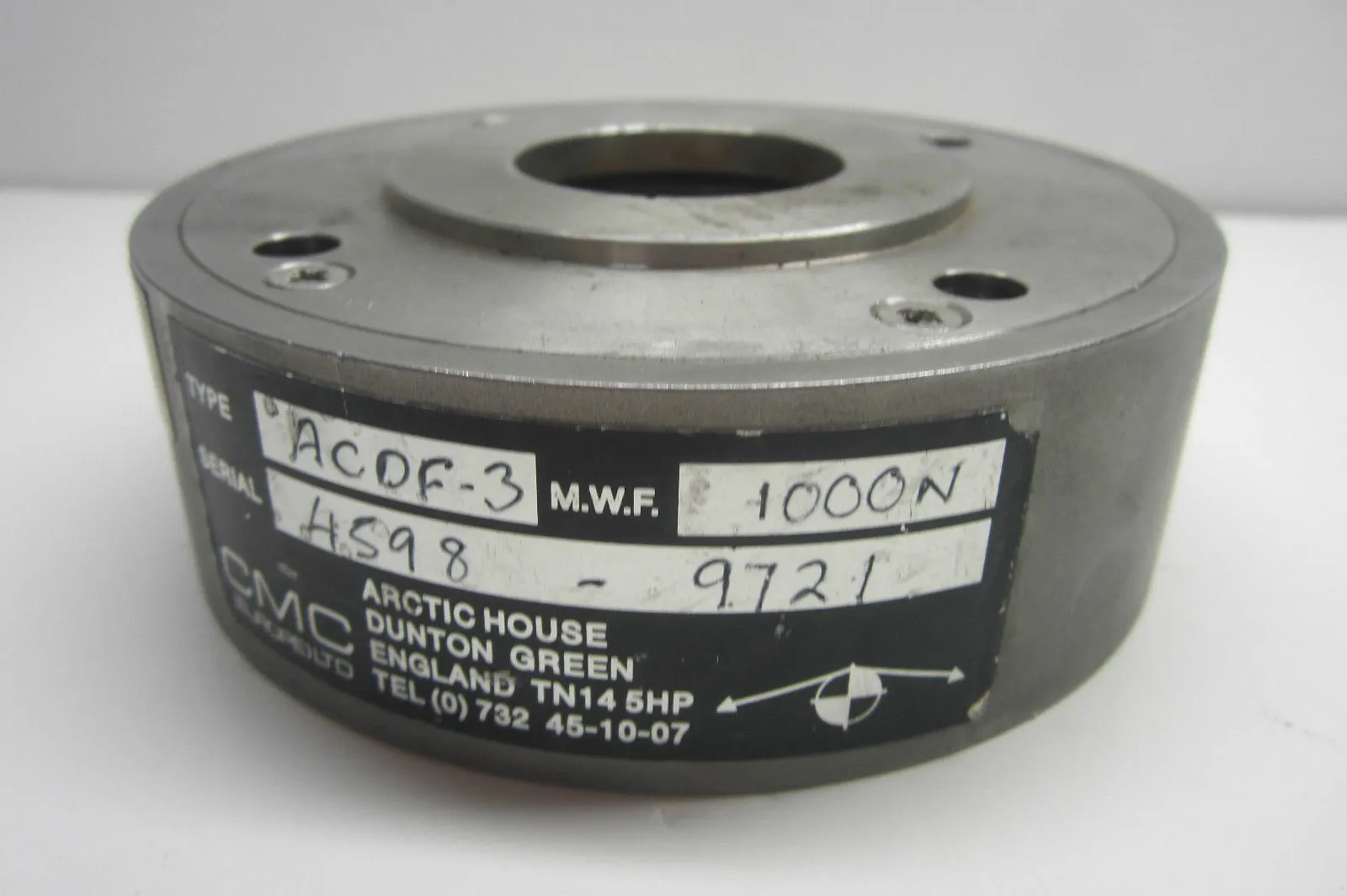 CMC CONTROLS LTD. TYPE ACDF-3 1000N LOAD CELL ACDF3