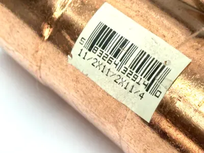 1-1/2" x 1-1/4" x 1-1/2" | EPC  Reducing Tee Copper - New Other