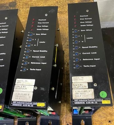 GEC GEMDRIVE-AXIS #MK2S AXIS DRIVES