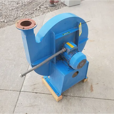Used 212 CFM @ 32" SP 4.6KW(6HP) Pressure Blower Radial Ventilator Fan
