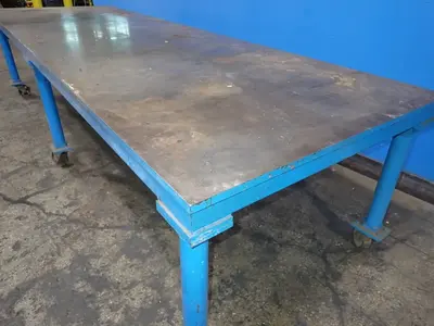 50" X 152" X 36" Portable Welding Table