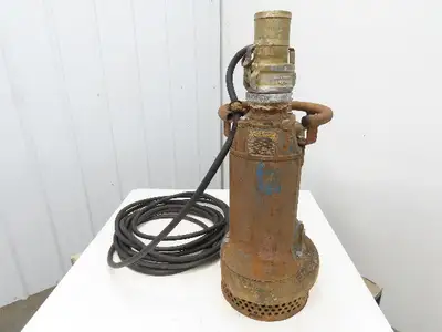 Tsurumi KRS2-B3 Submersible 3" Dewatering Sump Pump 5Hp 460V 383 GPM 57 Ft-Hd
