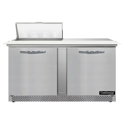 Continental D60N8C-FB 60" Designer Line Sandwich/salad Prep Table W/ Refrigerated Base, 115v