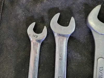 Combination Wrench Set 1/4" to 1-1/2"