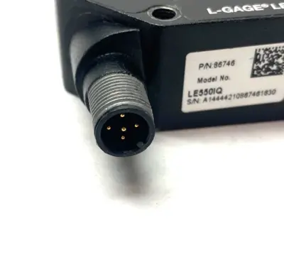 USED BANNER LASER DISPLACEMENT SENSOR RANGE: 100-1000MM M12 INTEGRAL