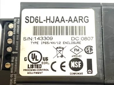 USED WATLOW SERIES SD LIMIT CONTROLLER 1/16 DIN MISSING SCREW