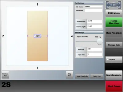 2S | Pillar | Panel Saws