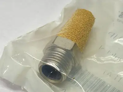 NEW SMC EXHAUST MUFFLER 1/8" NPT LOT OF 2