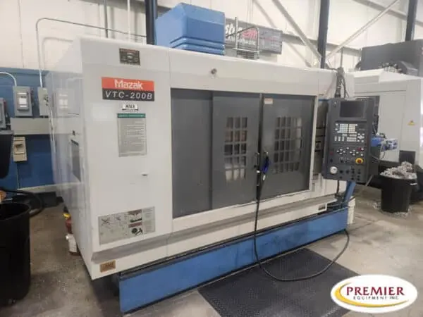 Mazak VTC-200B with Chip Conveyor – 2000