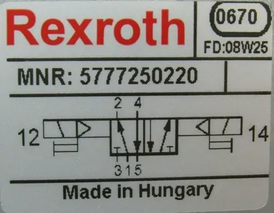 NEW REXROTH 5777250220 PNEUMATIC VALVE 3-073-485939 152-923
