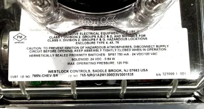 NEW WESTLOCK 765N-CHEV-SR VALVE POSITION INDICATOR 765NCHEVSR