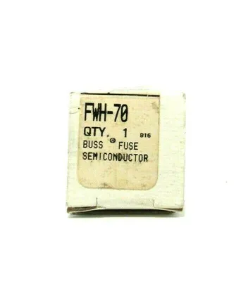 LOT OF 5 NEW BUSSMANN FWH-70 FUSES FWH70