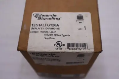 EDWARDS SIGNALING 125HALFG120A 125 CLASS FLASHING HALOGEN BEACON - STK K765CC