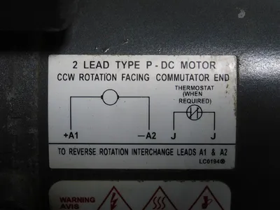 Baldor Reliance CDP3330 DC Industrial Motor .5HP 1750RPM 33-2024Z122 Spec Used