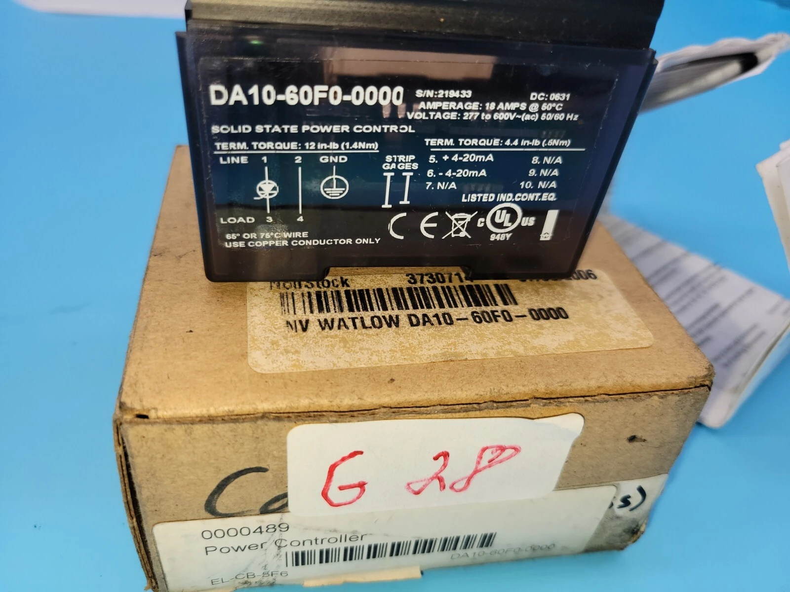 NEW WATLOW DA10-60F0-0000