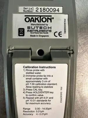 Oakton PH5+ 54X002608C (3.5.3)