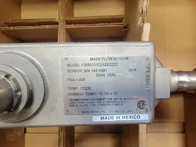 New Emerson Micro Motion Mass Flow Sensor Meter F025S121CLA2EZZZZ loc.6A