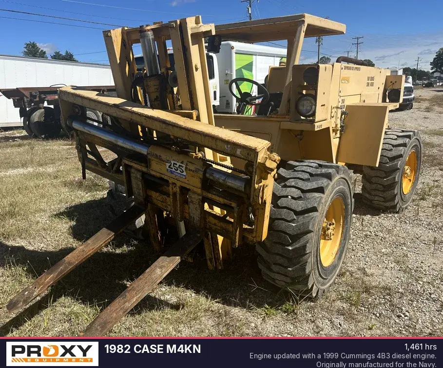 Used 1982 CASE M4KN Internal Combustion Forklifts: Pneumatic Tire North Carolina US | Proxy Equipment #1385282