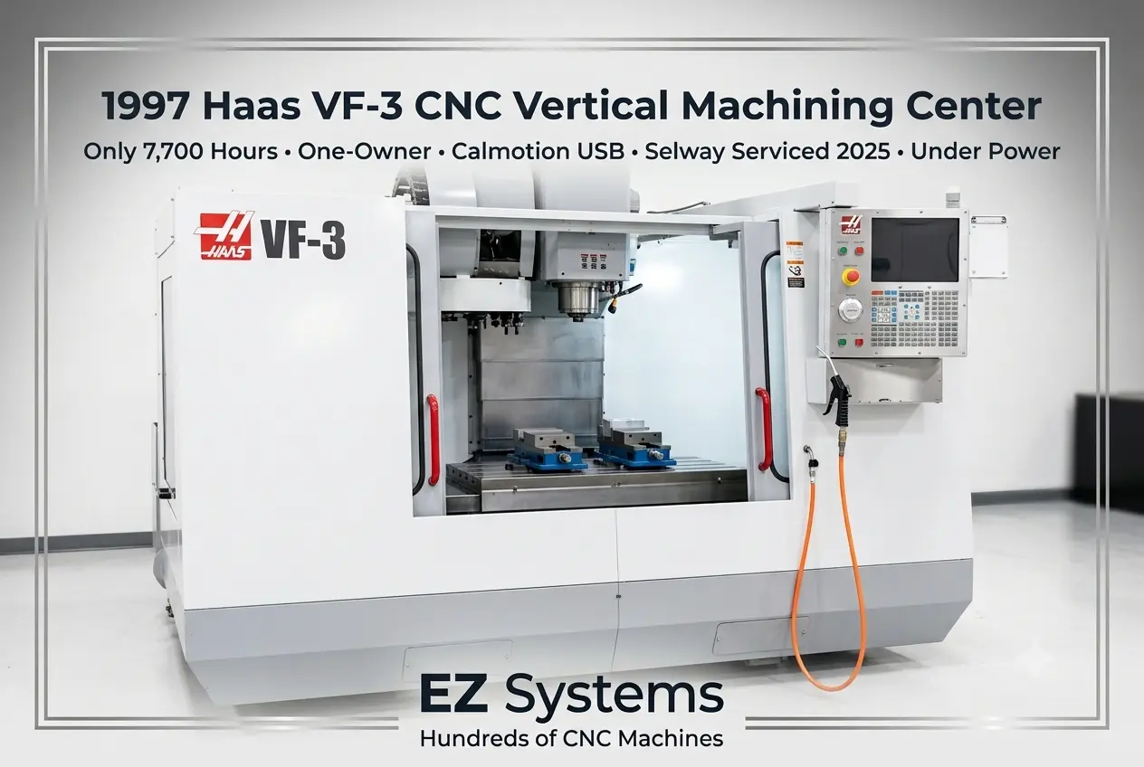 Used 1997 HAAS VF-3 Vertical Machining Centers California US | [EZ] EZ Systems #1122636