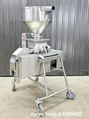Stainless Hammer Mill by Fitzpatrick – Screw Feeder, Mounted on Casters