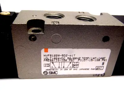 USED SMC DUAL SOLENOID VALVE