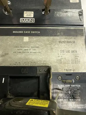 Used SQUARE D MHP360008MMT1212 Miscellaneous Equipment (Electrical & Power) Ohio US | Surplus Asset Holdings #1209055