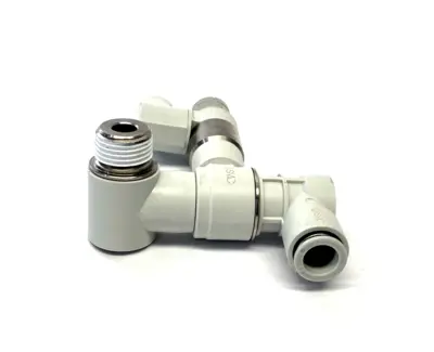 ASP-SUB12E-N04S | SMC  Speed Controller w/ Pilot Check Valve, 1/2" NPT 12mm - New – Open box