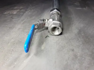Plug Grout with 1/2" 2000WOG Stainless Steel Ball Valve