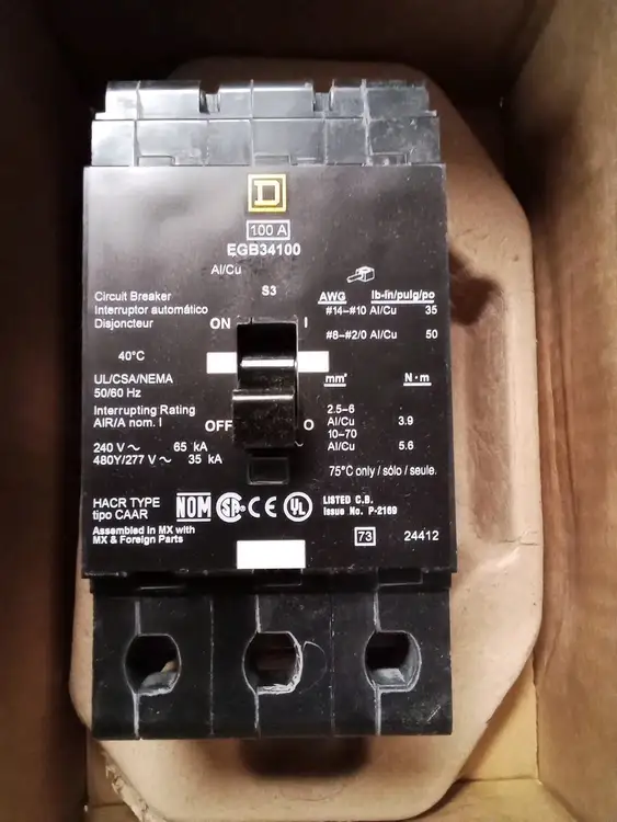 New | in-Stock Square D EGB34100 Circuit Breakers US | Infinity wholesale & Supply LLC #1305723