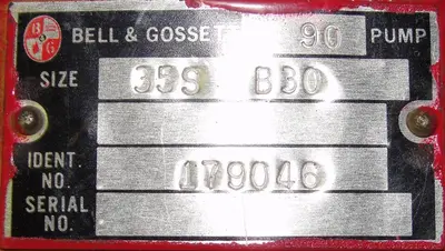 USED BELL & GOSSETT 90